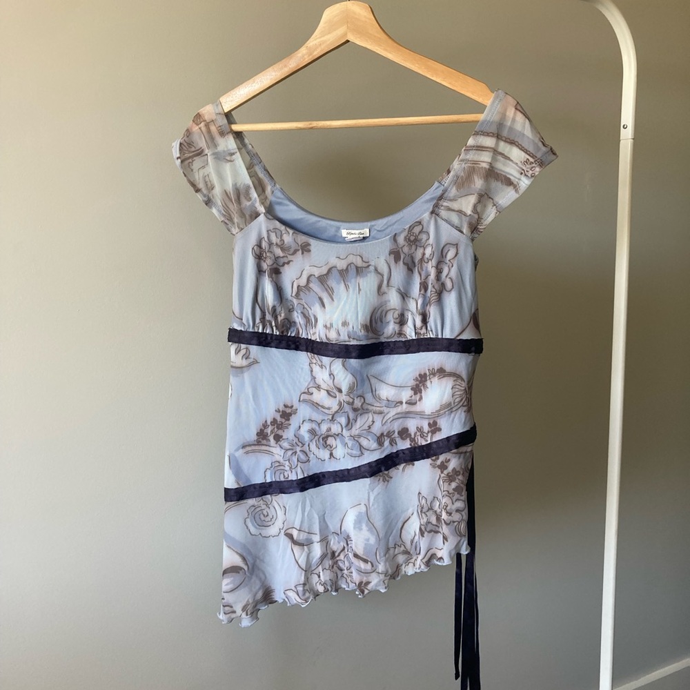 Kimchi Blue Patterned Tie Top